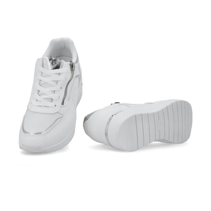 Tenis Plataforma Blancos  Mujer 58040