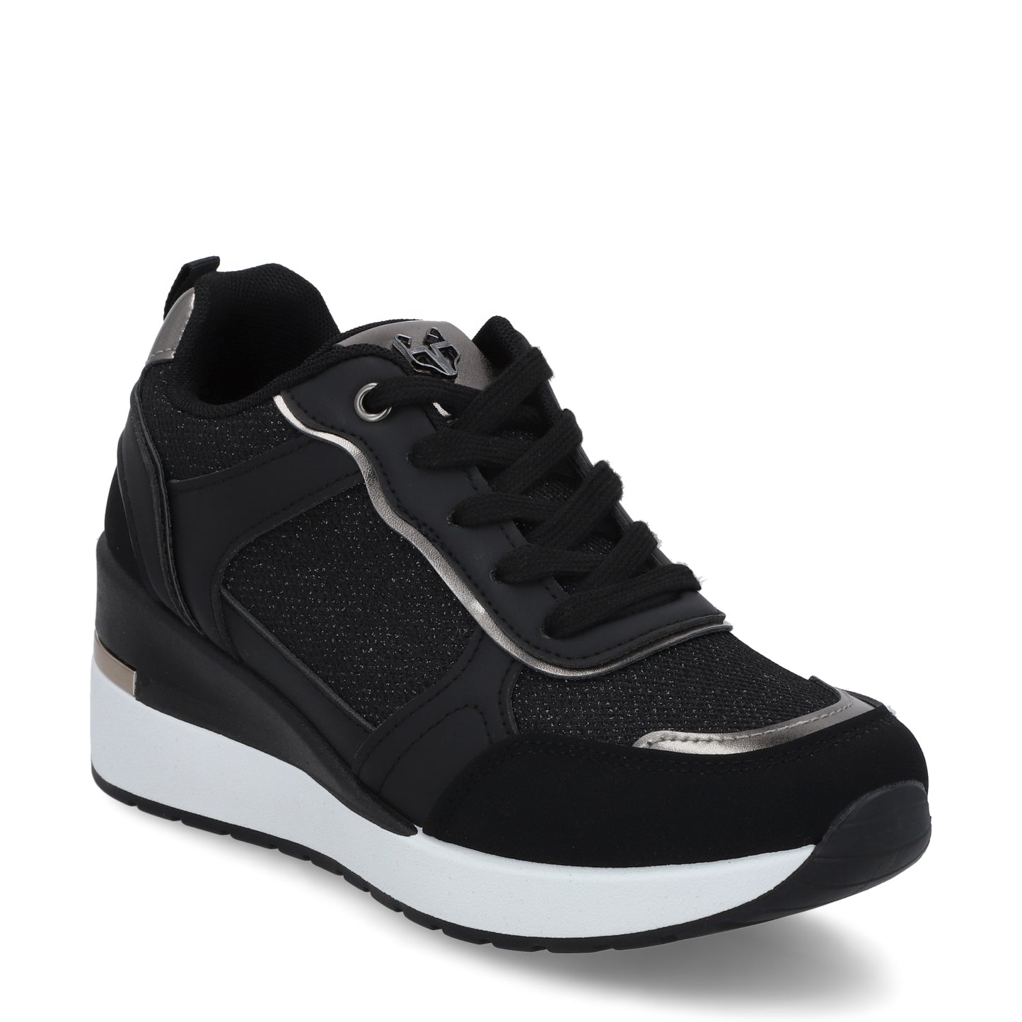 Tenis Plataforma Negros  Mujer 58060