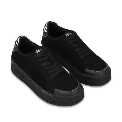 Tenis Plataforma Negra Mujer 67310