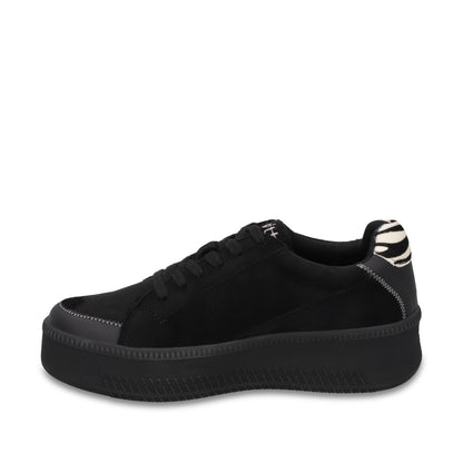 Tenis Plataforma Negra Mujer 67310