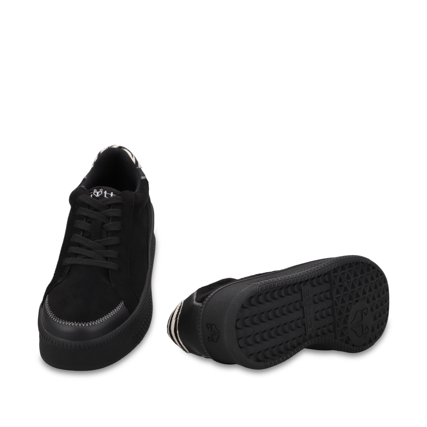 Tenis Plataforma Negra Mujer 67310