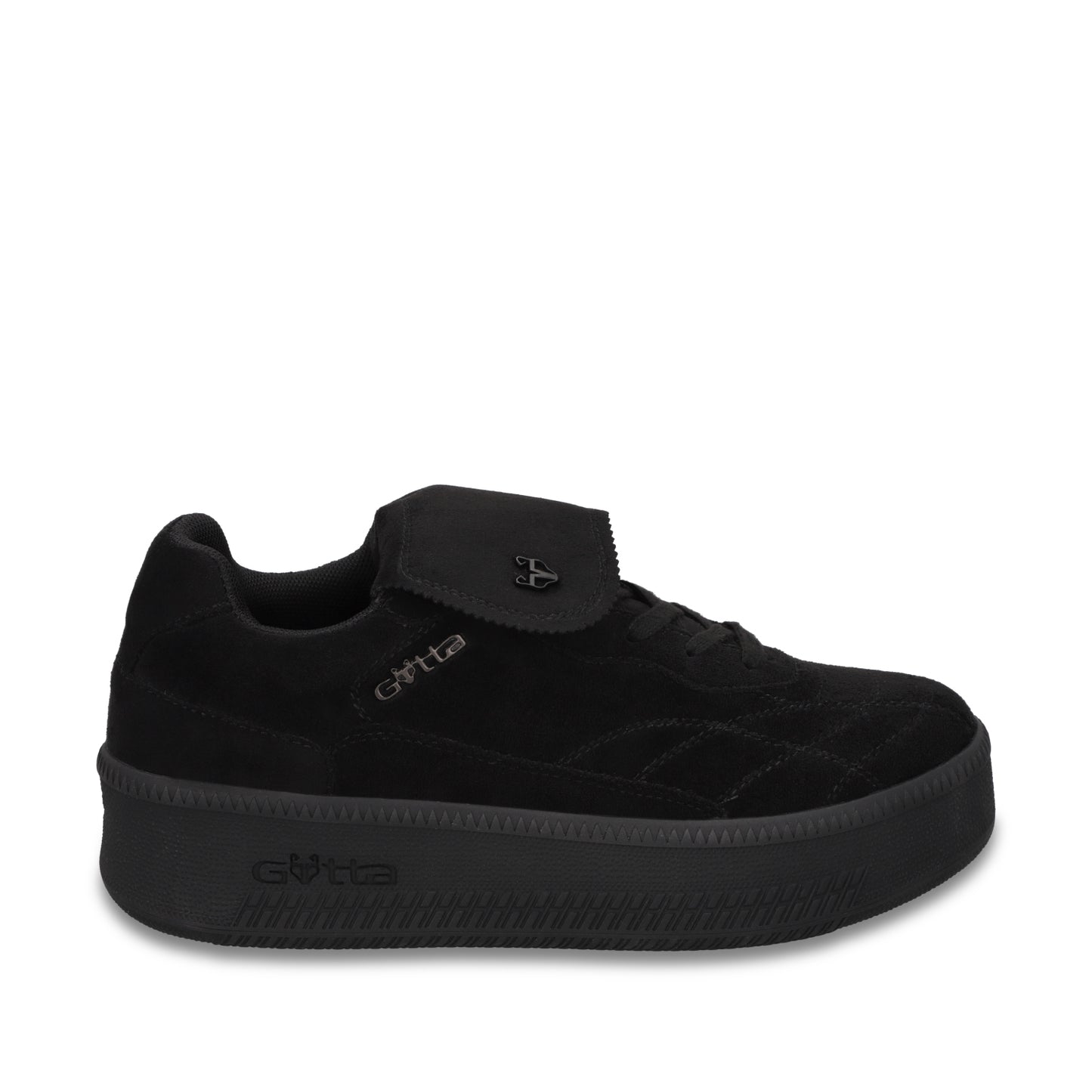 Tenis Plataforma Negra Mujer 67311