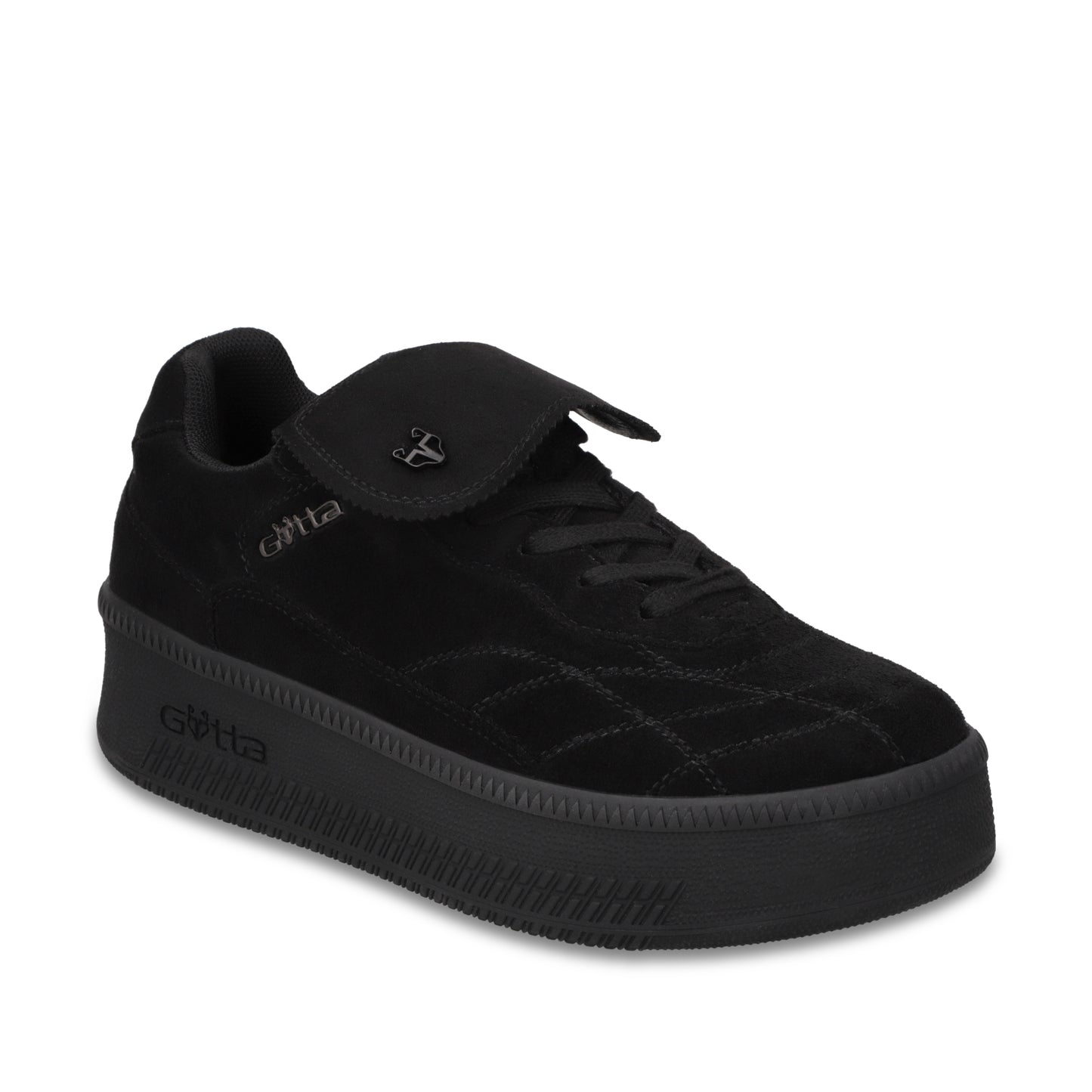 Tenis Plataforma Negra Mujer 67311
