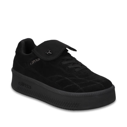 Tenis Plataforma Negra Mujer 67311