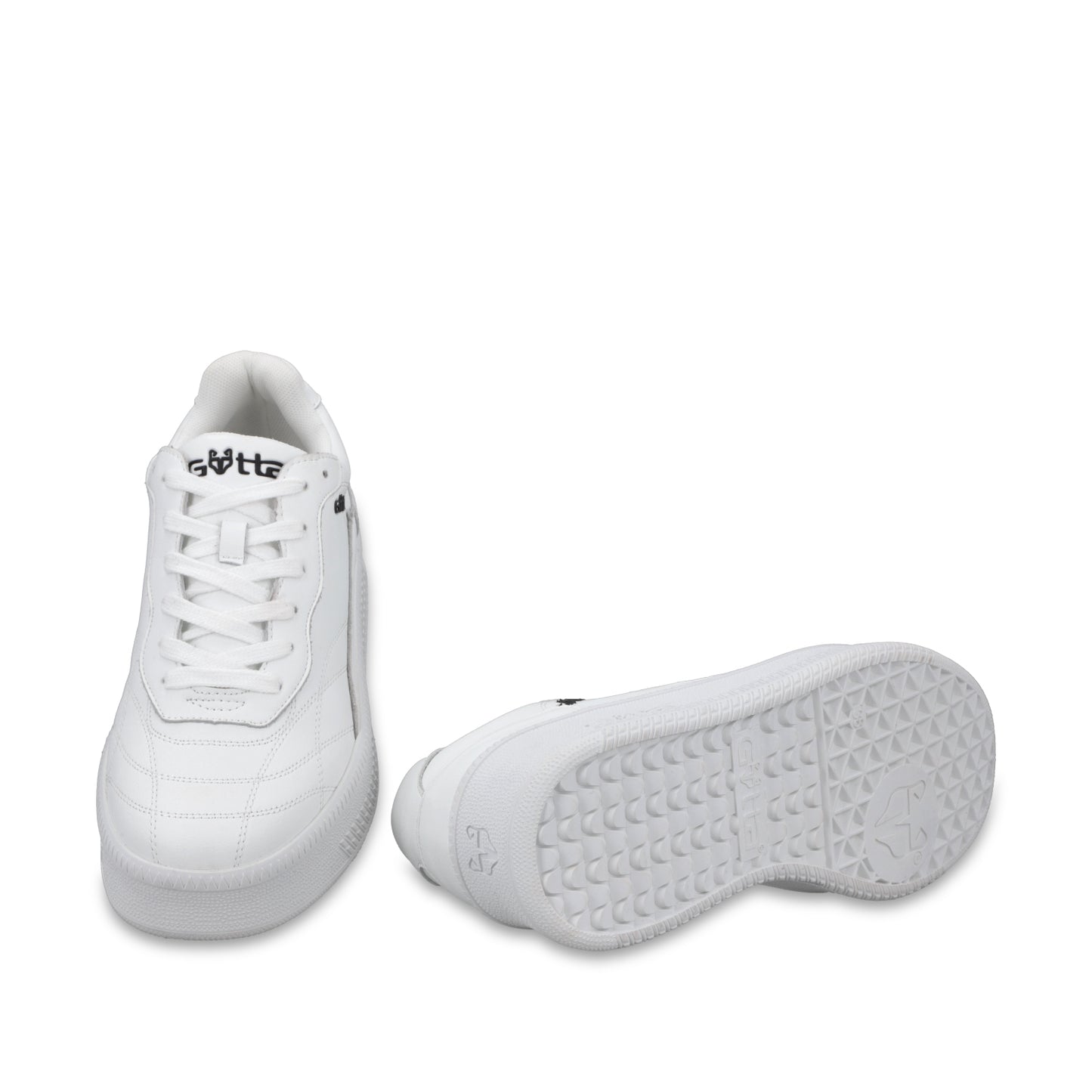 Tenis Plataforma Cuero Blanca Mujer 67311