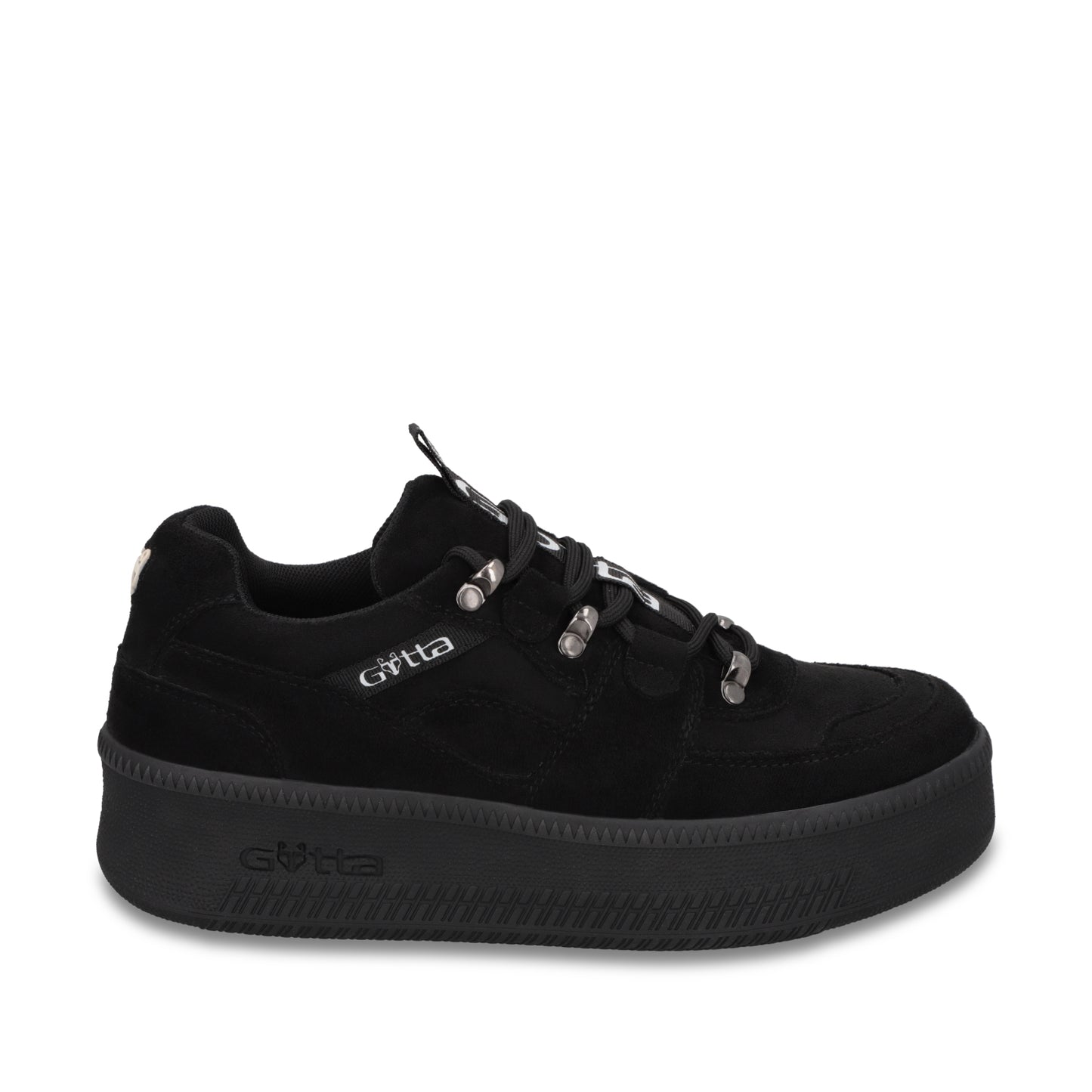 Tenis Plataforma Negra Mujer 67312