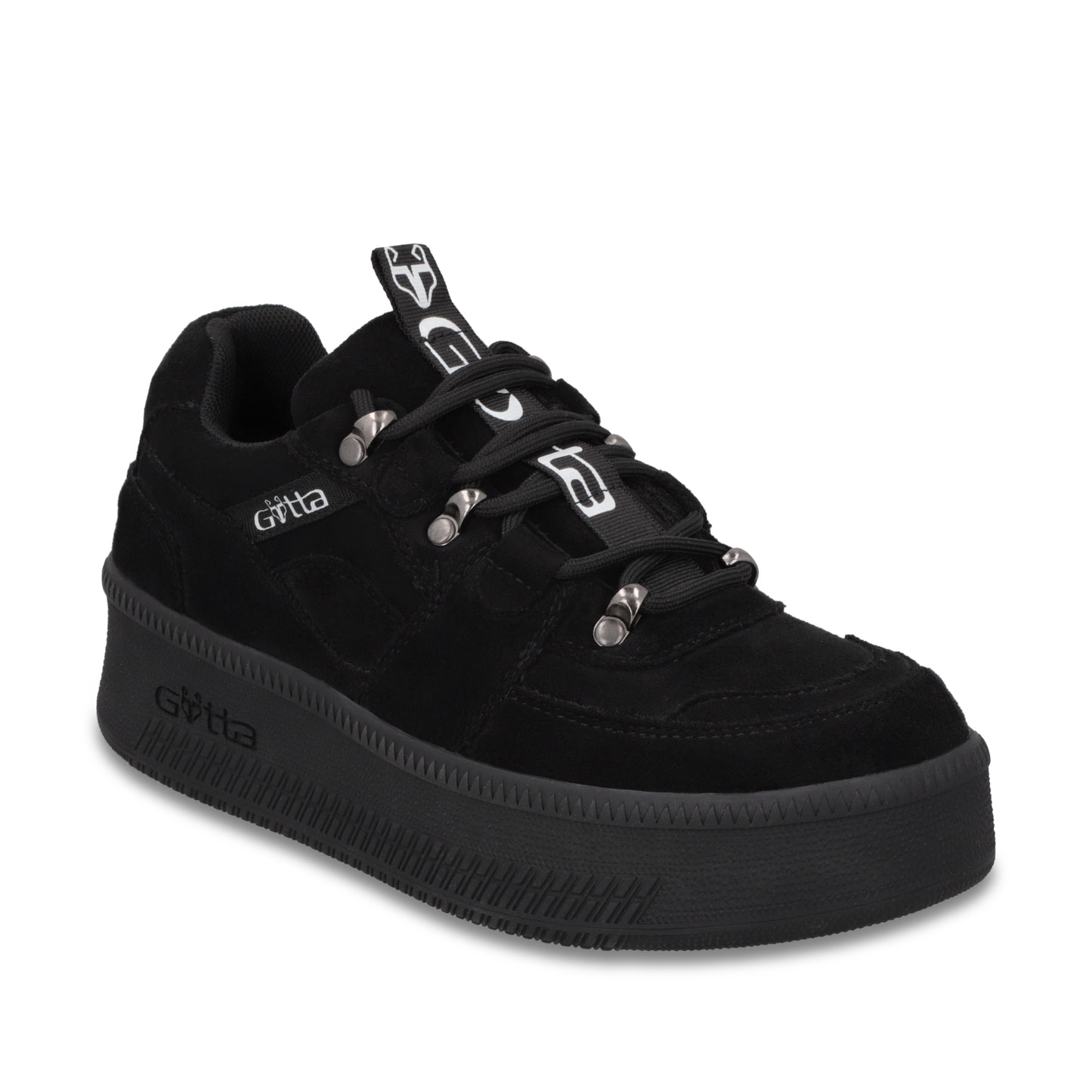 Tenis Plataforma Negra Mujer 67312