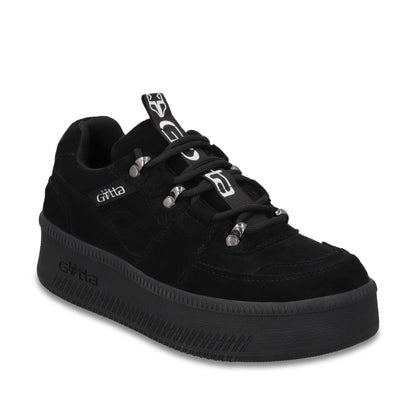 Tenis Plataforma Negra Mujer 67312