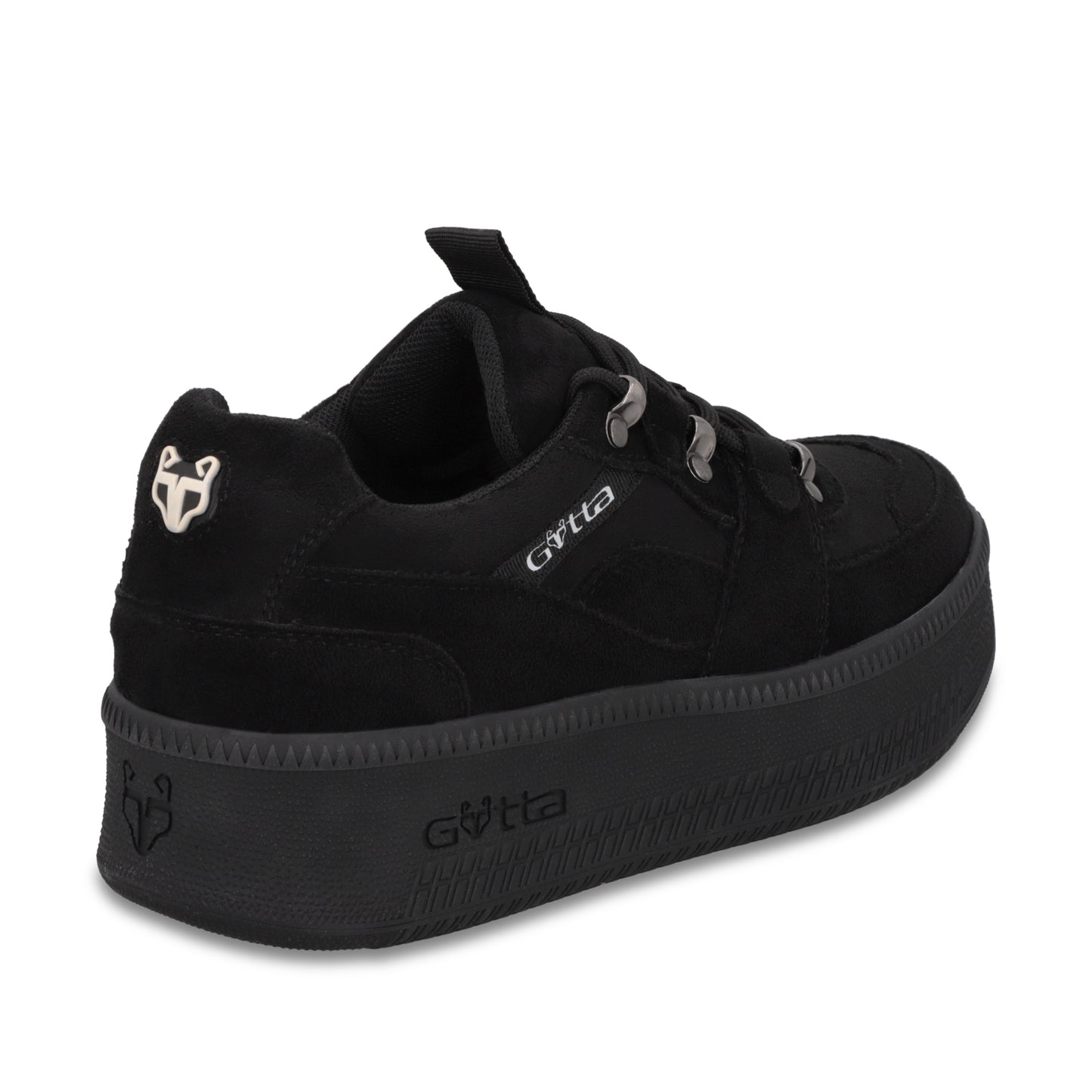 Tenis Plataforma Negra Mujer 67312