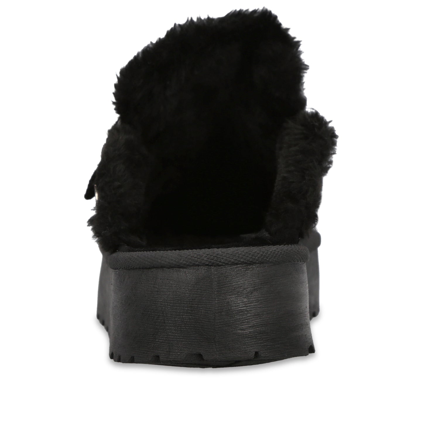 Zueco Plataforma Negro Mujer 6808001