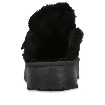 Zueco Plataforma Negro Mujer 6808001