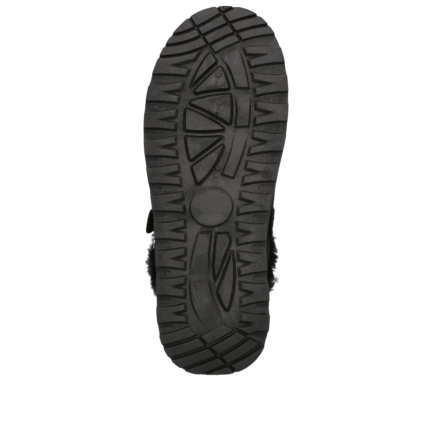 Zueco Plataforma Negro Mujer 6808001