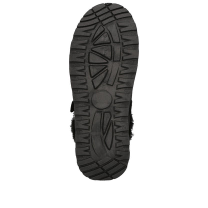 Zueco Plataforma Negro Mujer 6808001