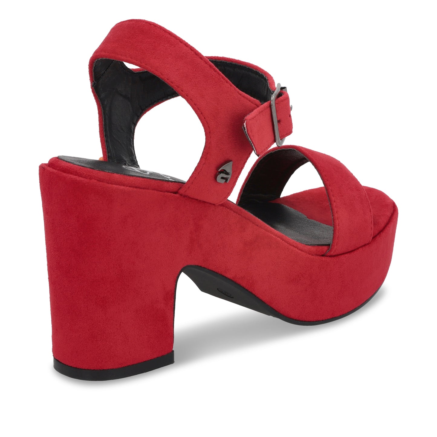 Zapatilla Plataforma Roja Mujer C5473
