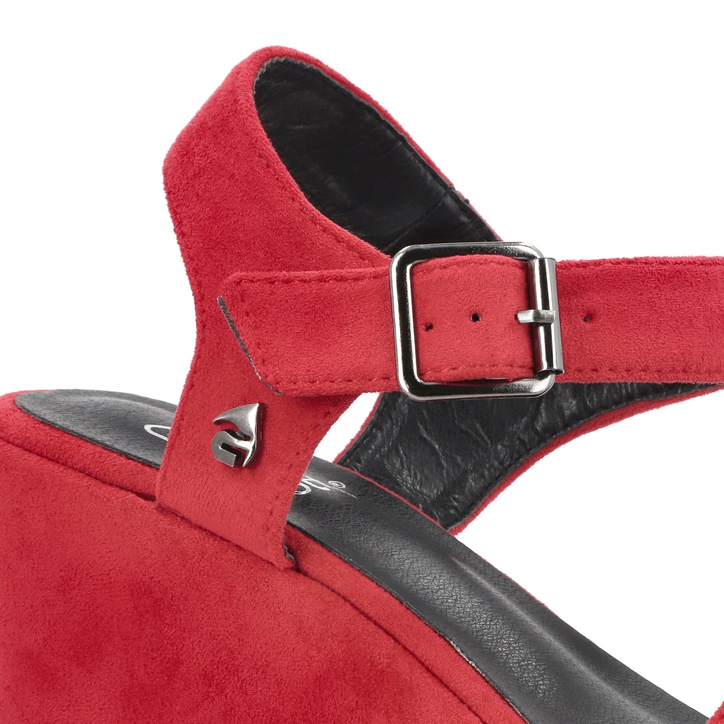 Zapatilla Plataforma Roja Mujer C5473