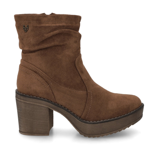 Botin Taco Café Mujer C7330