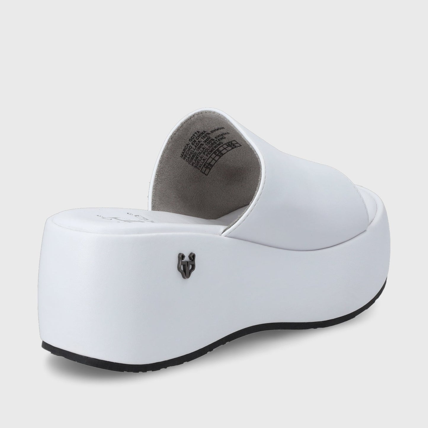 Sandalia Blanca Mujer 45824