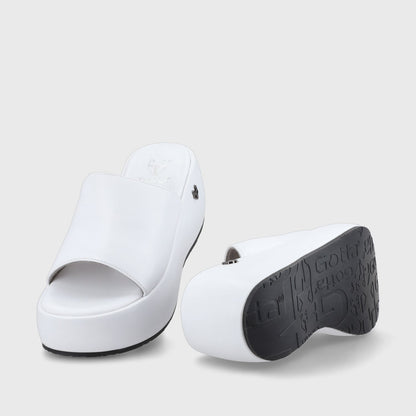 Sandalia Blanca Mujer 45824