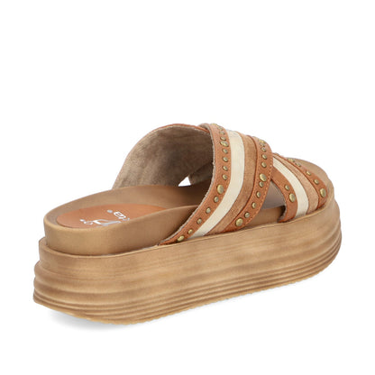 Sandalia Camel Mujer 1571A