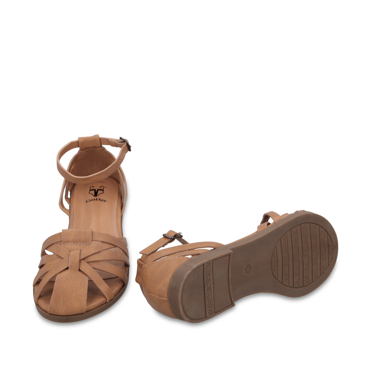 Sandalia Camel Mujer 64061 - Gotta Mexico