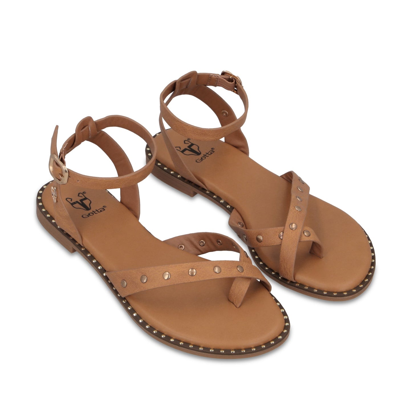Sandalia Camel Mujer 64140 - Gotta Mexico