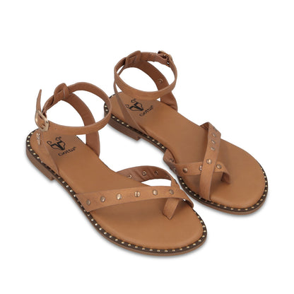 Sandalia Camel Mujer 64140 - Gotta Mexico