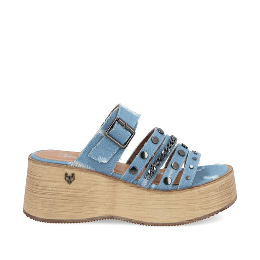 Sandalia Denim Mujer 45841 - Gotta Mexico