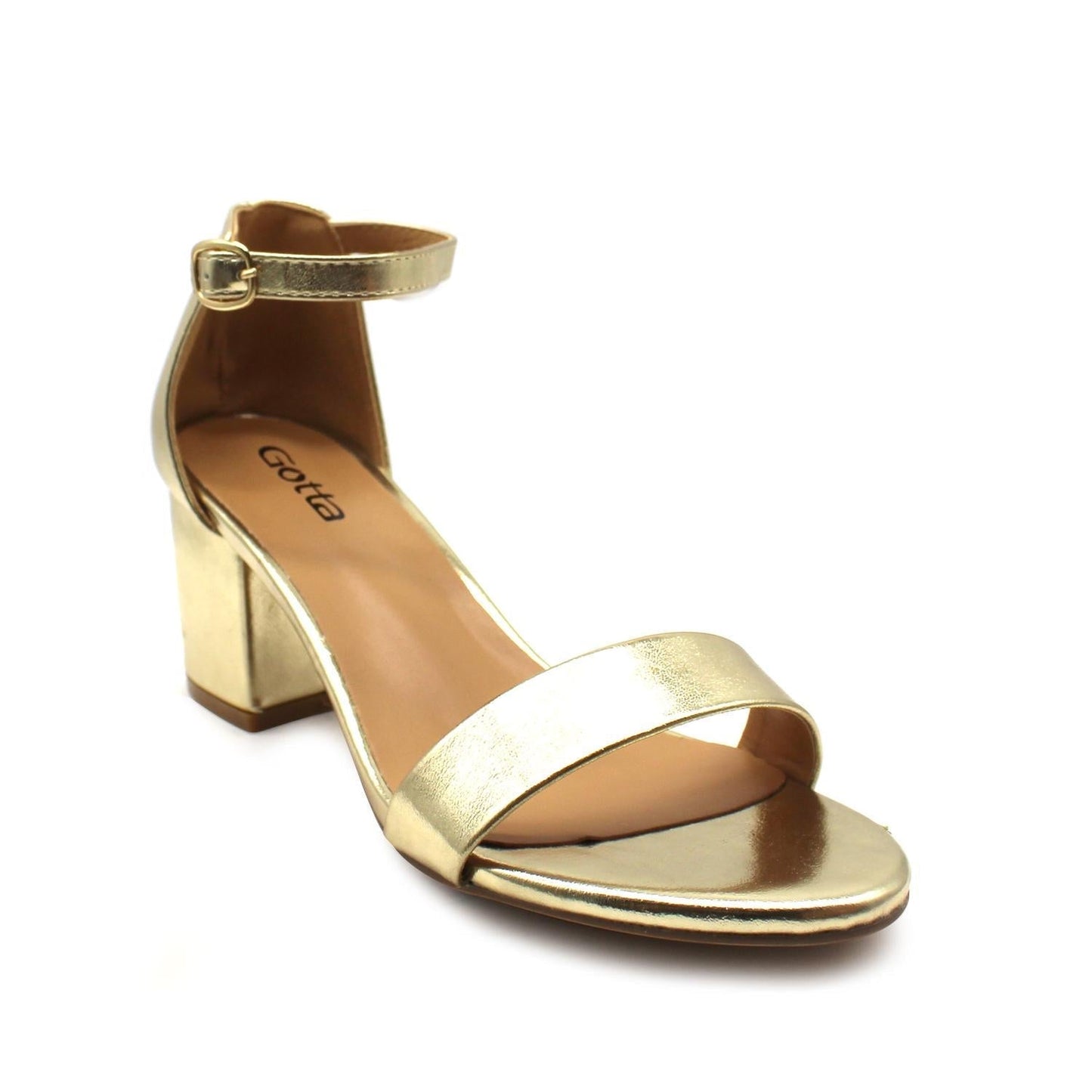 Sandalia Dorada Mujer C6161