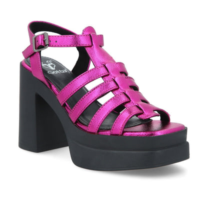 Sandalia Fucsia Mujer 45951