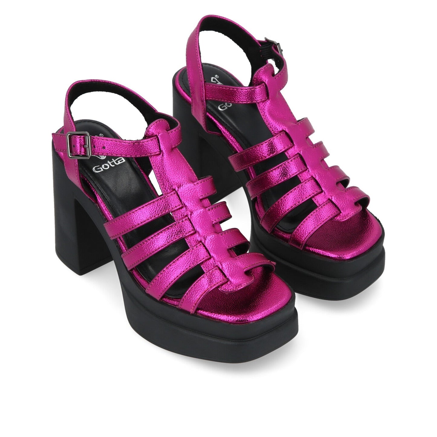 Sandalia Fucsia Mujer 45951