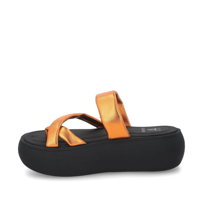 Sandalia Naranja Mujer 43031