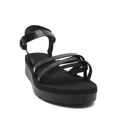 Sandalia Negra Mujer 13211