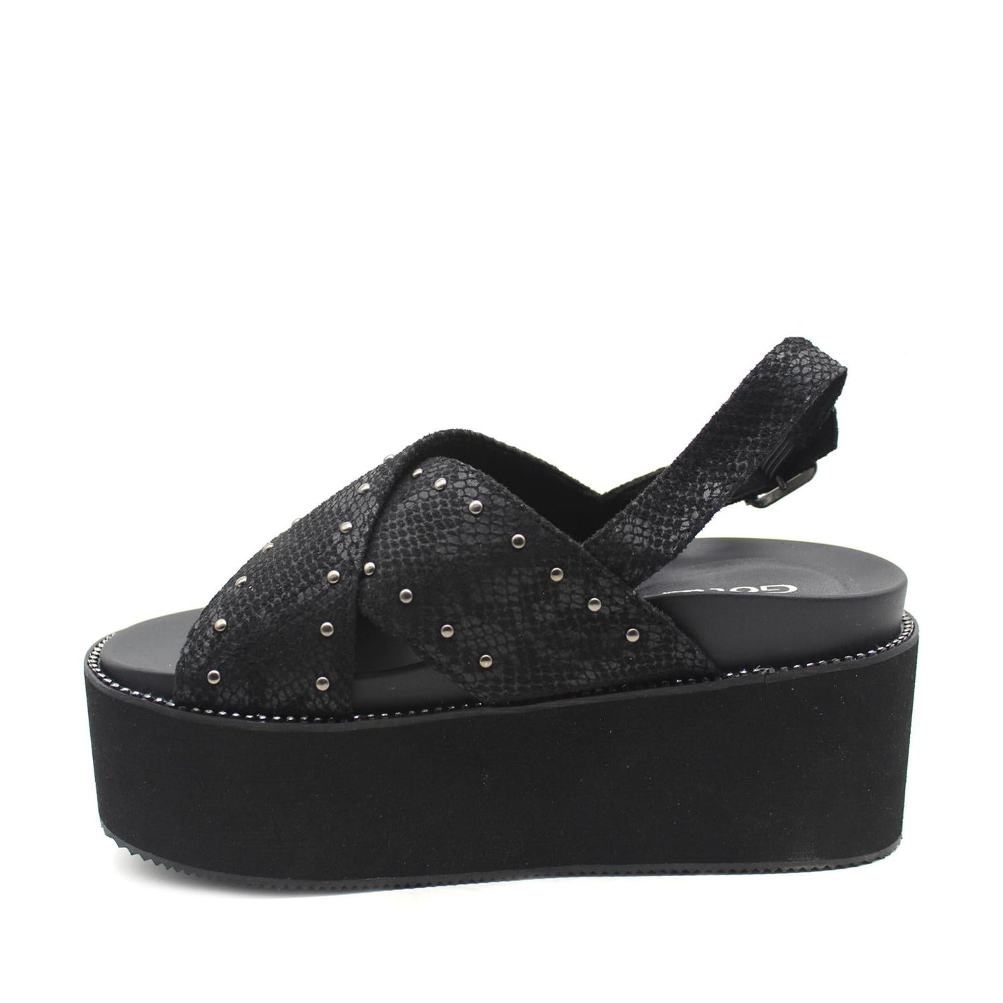 Sandalia Negra Mujer 15663
