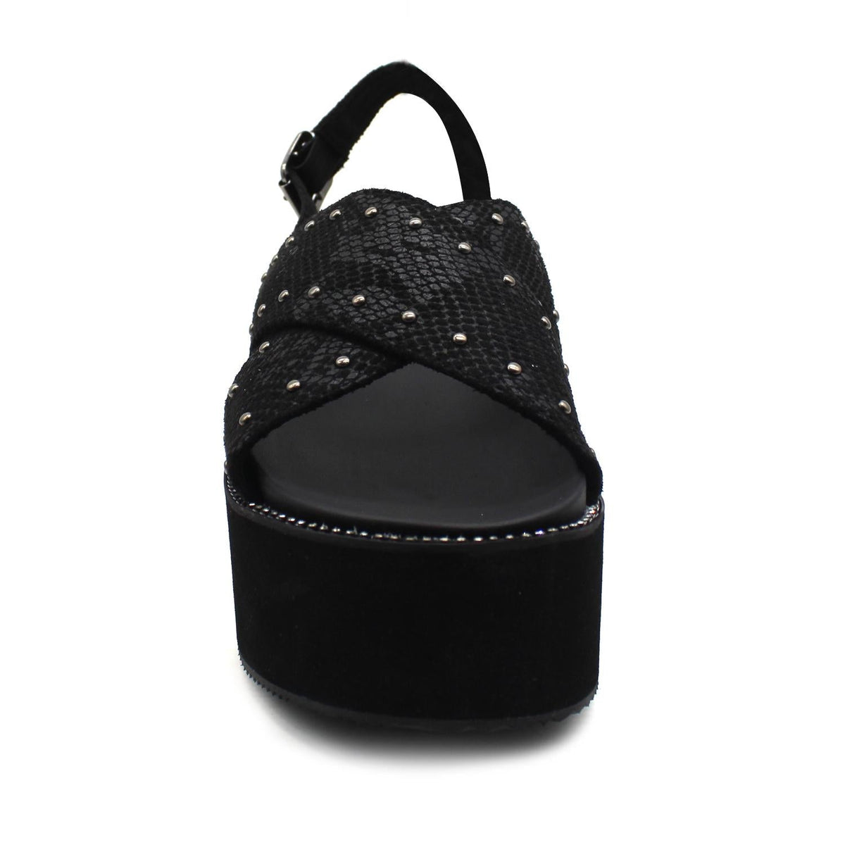 Sandalia Negra Mujer 15663