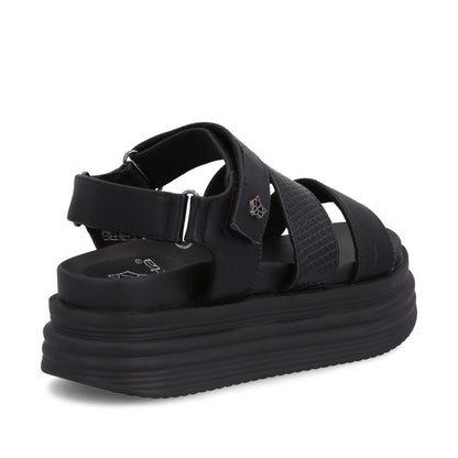 Sandalia Negra Mujer 15711