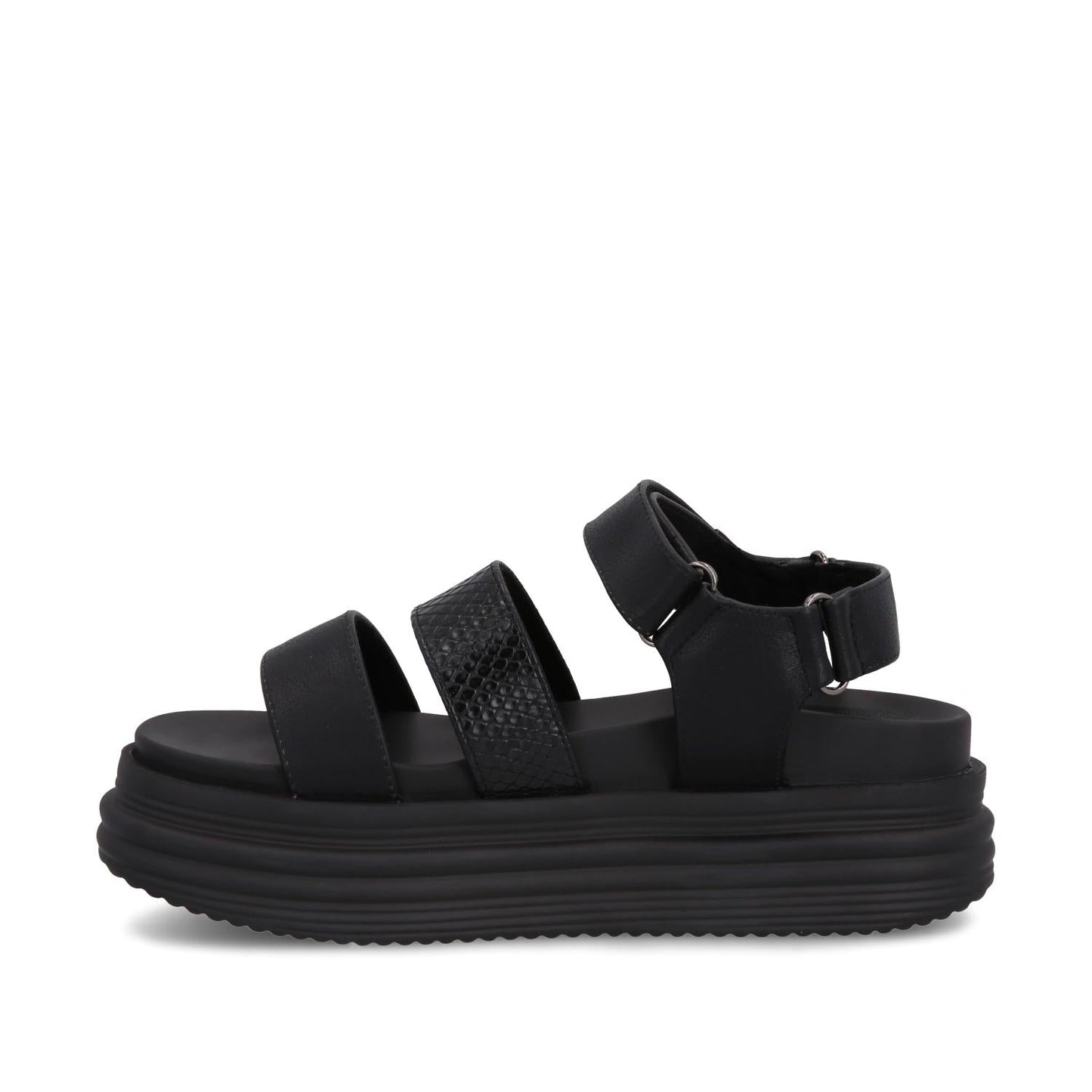 Sandalia Negra Mujer 15711