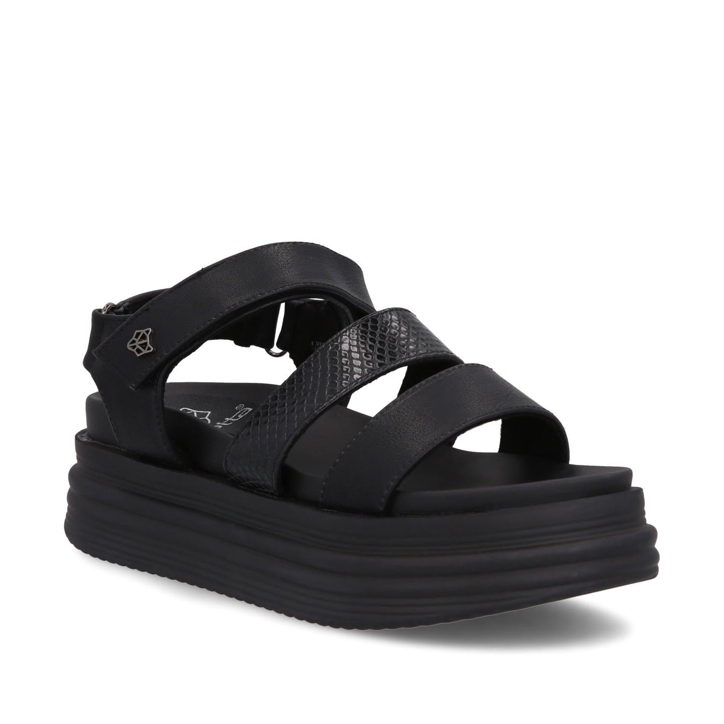 Sandalia Negra Mujer 15711