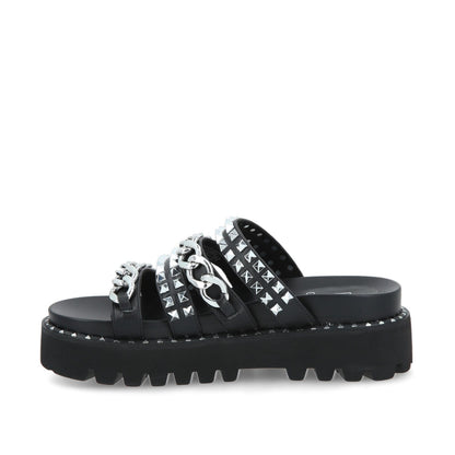 Sandalia Negra Mujer 1573A