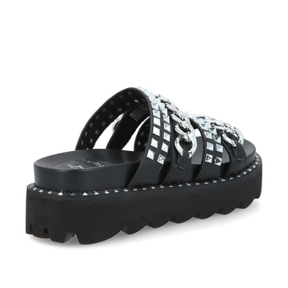 Sandalia Negra Mujer 1573A