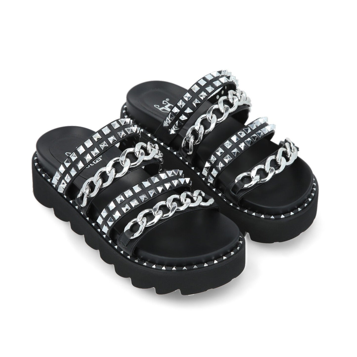 Sandalia Negra Mujer 1573A
