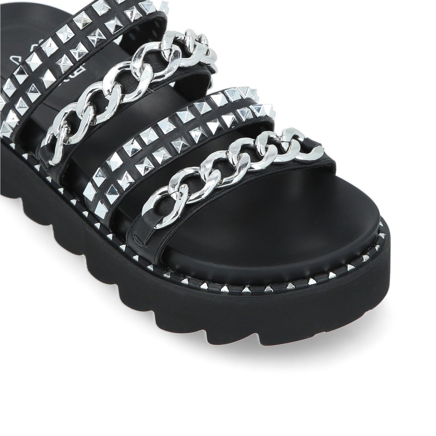 Sandalia Negra Mujer 1573A
