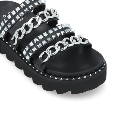 Sandalia Negra Mujer 1573A