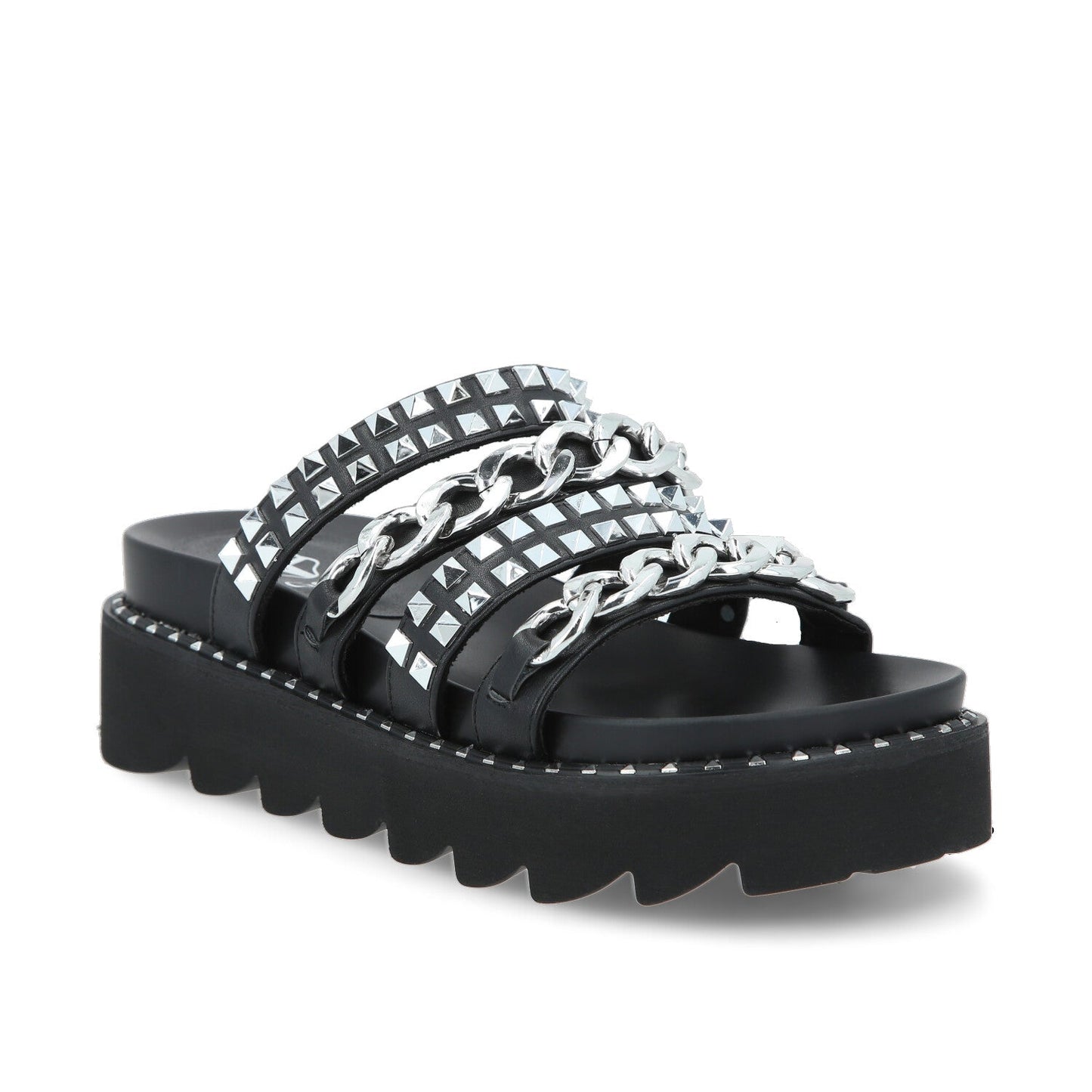 Sandalia Negra Mujer 1573A
