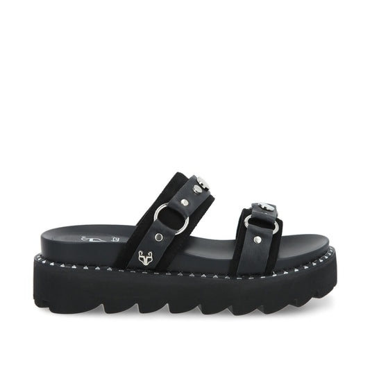 Sandalia Negra Mujer 1573B - Gotta Mexico