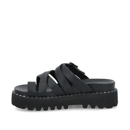 Sandalia Negra Mujer 1573C
