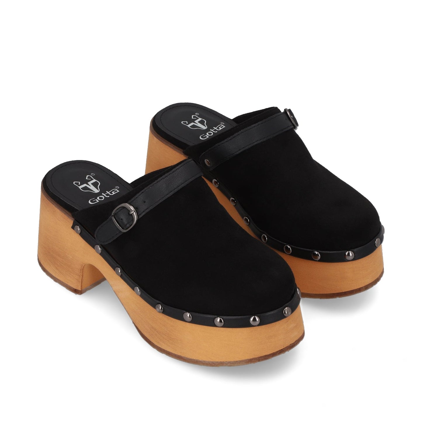 Sandalia Negra Mujer 35265