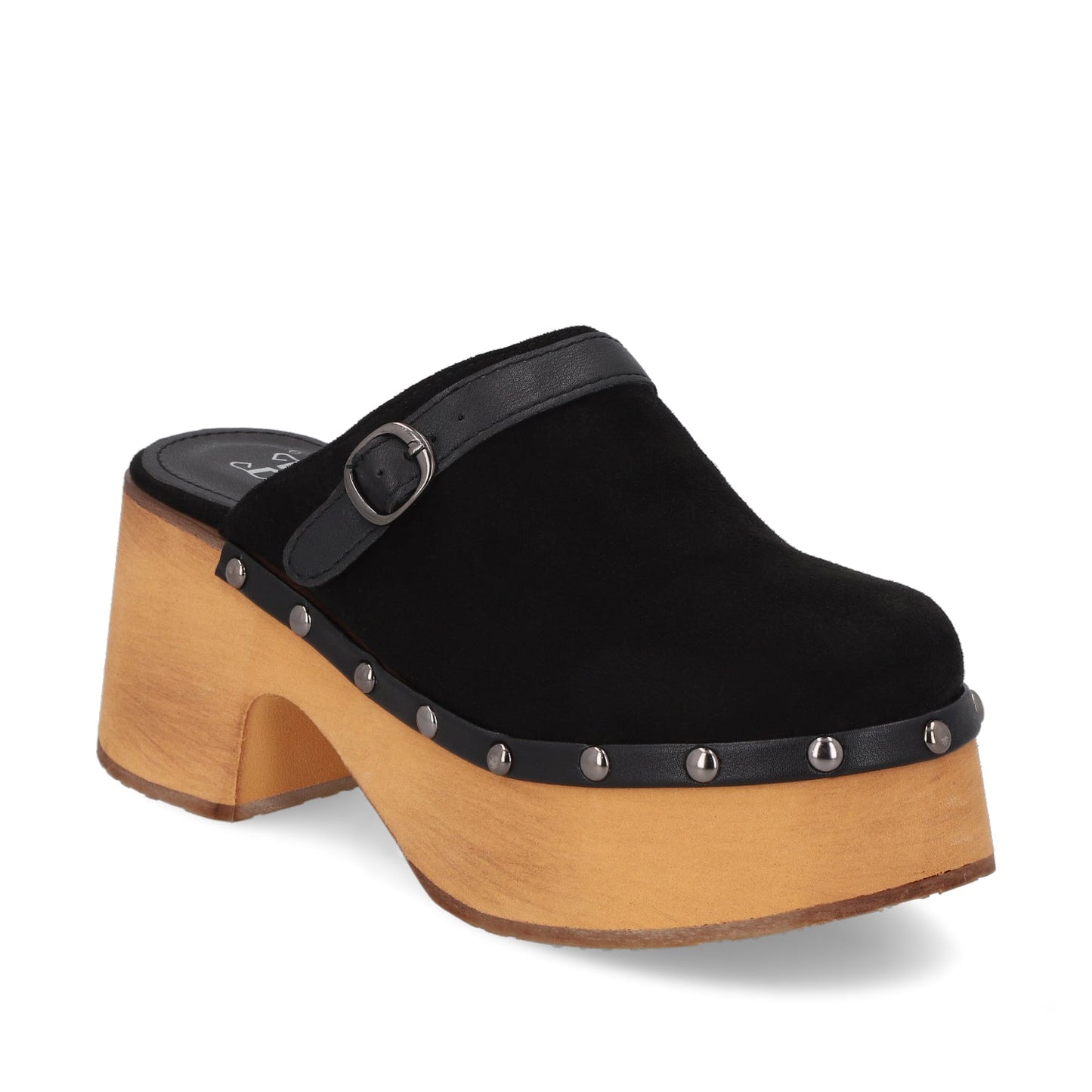 Sandalia Negra Mujer 35265