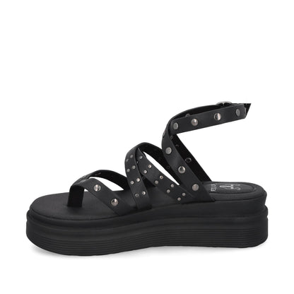 Sandalia Negra Mujer 43013
