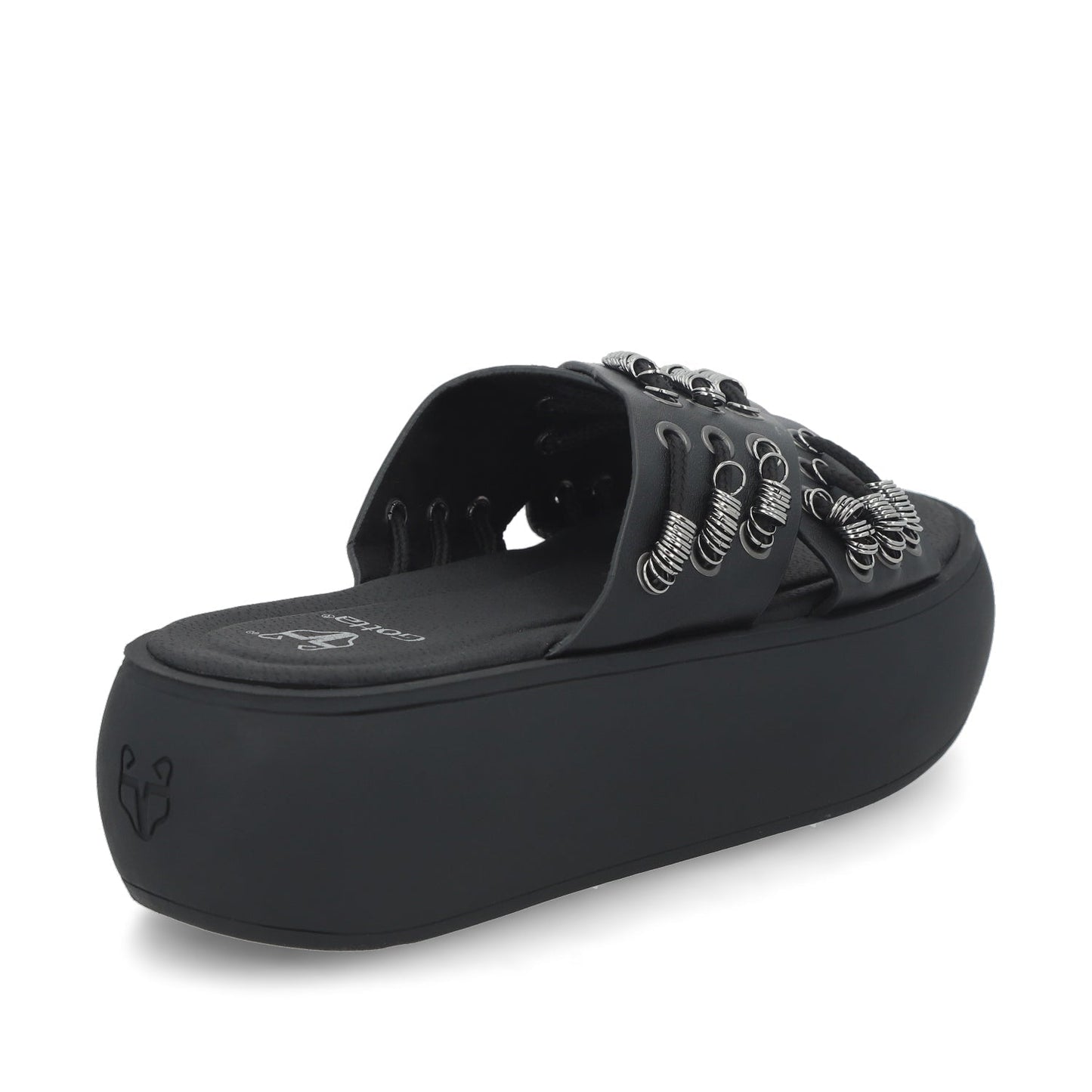 Sandalia Negra Mujer 43033