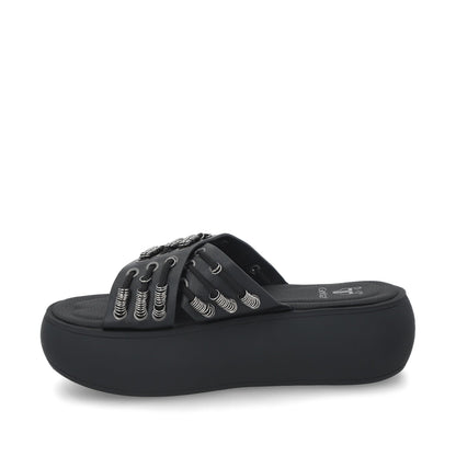 Sandalia Negra Mujer 43033